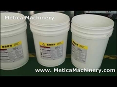 Boya Kovası İçin Otomatik Yuvarlak Konteyner Etiketleme Makinesi