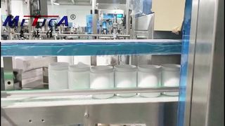 Süt ve Albümin için Toz Dolum Kapak Etiketleme Makinesi