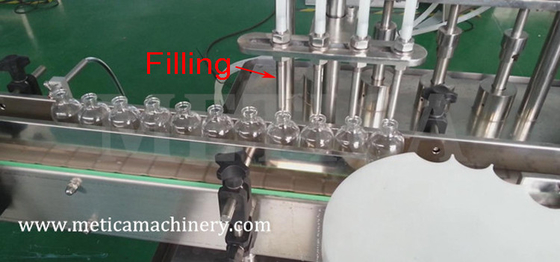3KW Fully Automatic Monoblock Filling Machine With Screw Capping For Syrup