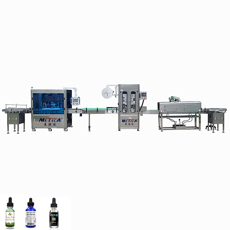 1500-3000bph Hız Servo + Pistonlu Dolum ve Çoklu Kapak Uyumluluğuna Sahip Otomatik Şişe Dolum Makinesi