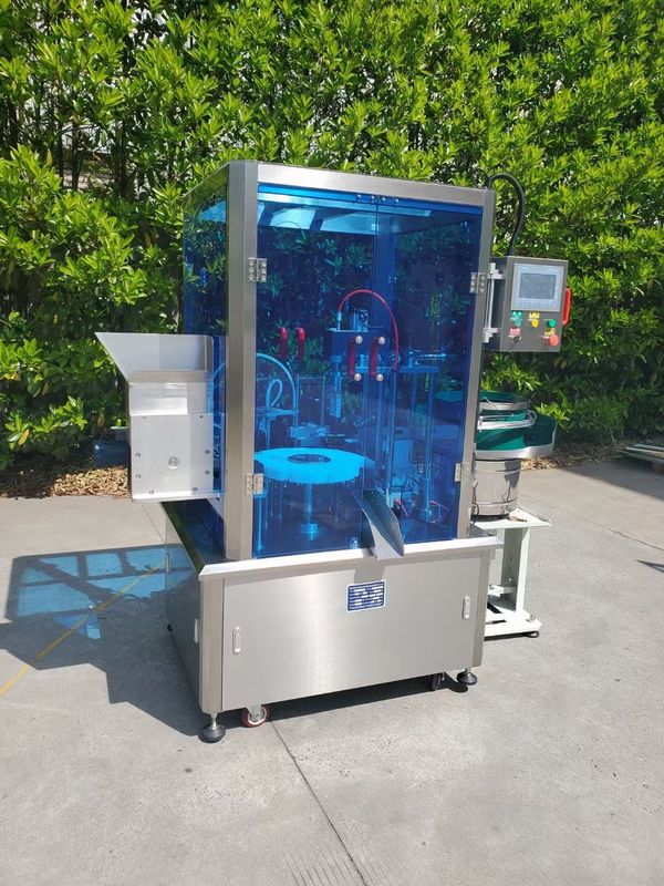220V 50Hz 2kW Otomatik Kalem püskürtücüsü Doldurma ve Kaplama Makinesi 1500-2000BPH ve 5-50ml Doldurma Hacmesi