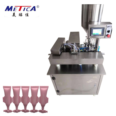 Ultrasonik Sızdırmazlık Sistemli 10ml Küçük Yumuşak Krem Tüp Dolum Makinesi