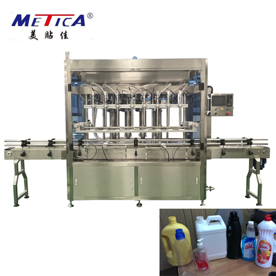 1 - 5L Tam Otomatik Şişe Dolum Makinesi Yapıştır Sıvı Şişeleme Makinesi 2000 BPH