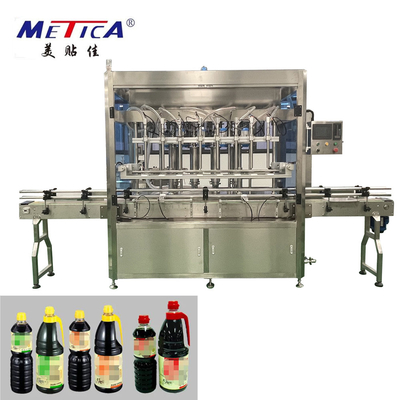 PLC Otomatik Acı Sos Şişeleme Dolum Makinesi 2000bph