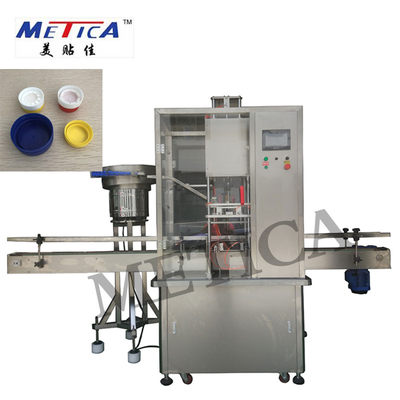 Motor Yağı Şişesi Lineer Otomatik Vidalı Kapak Makinesi Presleme ve Vidalı Kapak