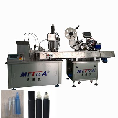 Otomatik 10-20ml Parfüm Tüp Doldurma Crimping Boxing Makinesi