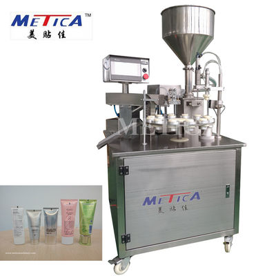 5ml-300ml Dolum Hacmi ile 1500BPH Krem Dolum ve Kapama Makinesi