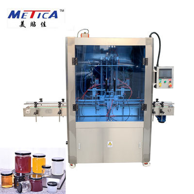 Otomatik Şişe Dolum Makinesi Fıstık Ezmesi Dolum Makinesi 1000bph-1500bph