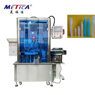 220V 50Hz 2kW Otomatik Kalem püskürtücüsü Doldurma ve Kaplama Makinesi 1500-2000BPH ve 5-50ml Doldurma Hacmesi