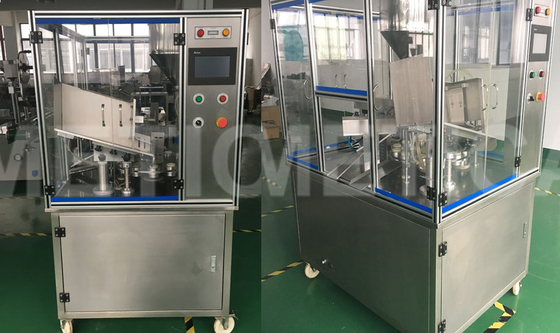 Diş Macunu El Dezenfektanı İçin Otomatik Ultrasonik Tüp Dolum ve Kapama Makinesi
